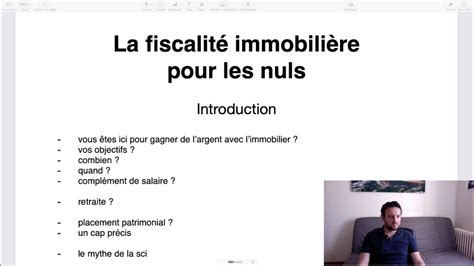 La fiscalité immobilière pour les nuls YouTube