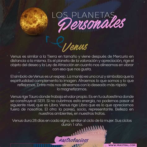 Astral Facts On Twitter Astrob Sico De Venus Planetaspersonales