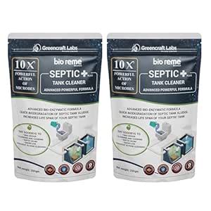 Bio Reme Septic Plus 10X Powerful Tank Cleaner Degrades Human Waste