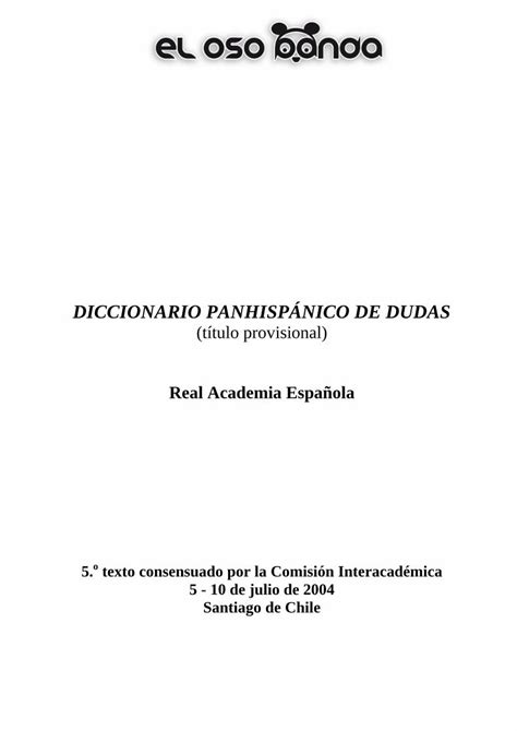 Pdf Diccionario Panhisp Nico De Dudas Rae Dokumen Tips