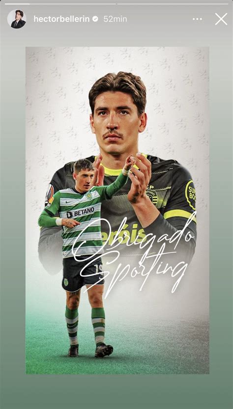 Sporting CP Adeptos on Twitter Héctor Bellerín despede se do