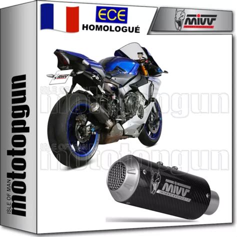 Mivv Pot D Echappement Homologue Cat Oem Mk Carbon Yamaha Mt Mt