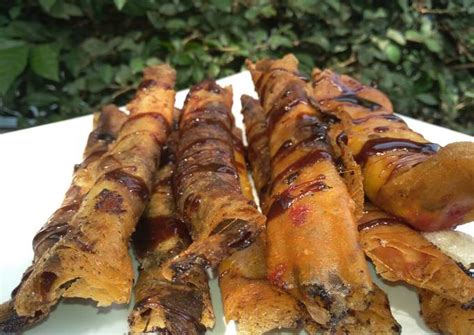 Resep Piscok Pisang Coklat Caramel Oleh Doranobby Cookpad