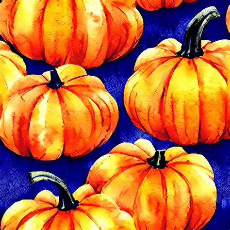 Gorgeous Watercolor Illustration Fall Pumpkins · Creative Fabrica