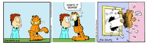 Garfield Gets Thrown Out The Window 32 By Snivy0711 On Deviantart