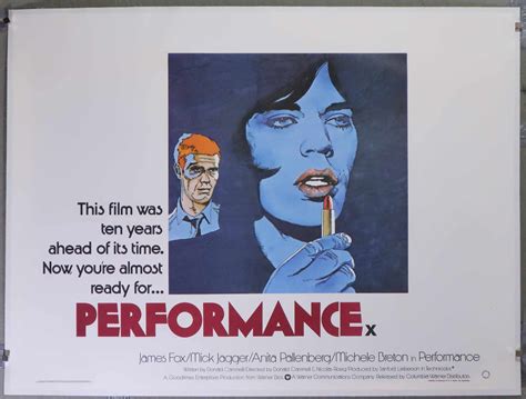 Performance Original Movie Poster Uk Quad X Simon Dwyer A