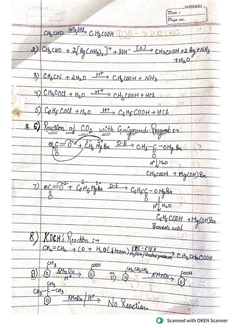 Solution Method Of Preparation Properties And Important Reactions Of