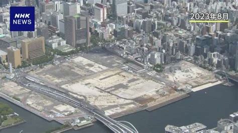 “築地市場跡地に多機能型スタジアム”再開発事業者が提案説明 Nhk 東京都