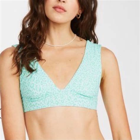 Billabong Swim Nwt Billabong Sweet Tropics Reversible Plunge Bikini Top Poshmark