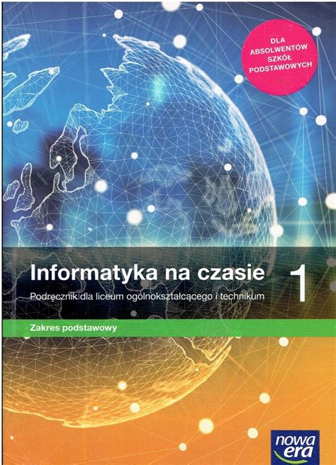 INFORMATYKA NA CZASIE 1 NOWA ERA ZP 2019 14092730182 Podręcznik Allegro