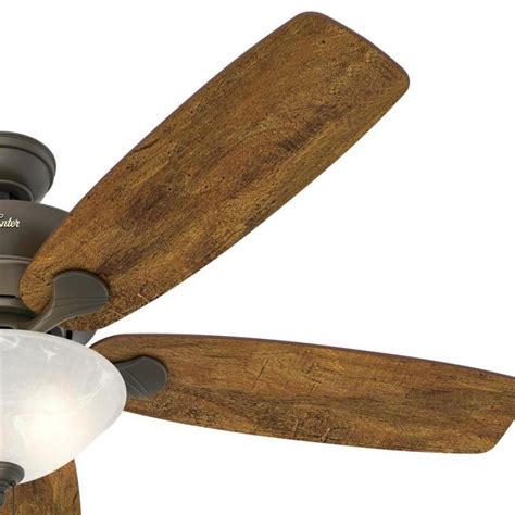 Hunter Regalia Ii 60 In New Bronze Led Indoor Ceiling Fan With Light Kit 5 Blade 54194 The