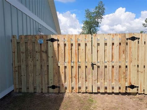 Shadow Box Wood Fence | Fence gate design, House fence design, Wood fence