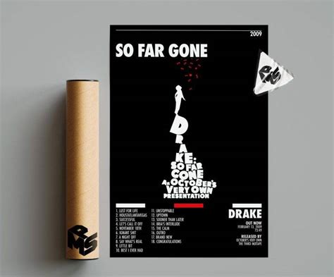 Drake Poster - So Far Gone Poster - Drake So Far Gone Tracklist - Album ...