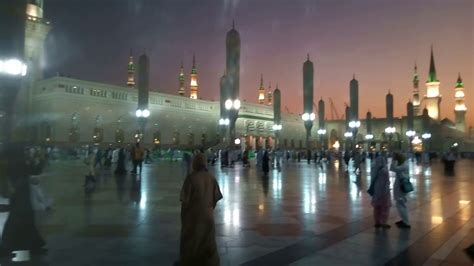 Subhanaullah Indah Nya Pajar Di Masjid Nabawi YouTube