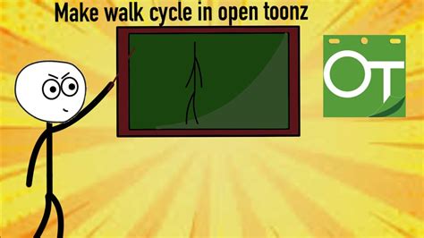 How To Make Walk Cycle Learn Open Toonz With Propanez Animation