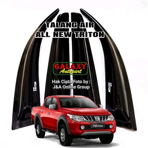 Jual Talang Air 4 Pintu Hitam For All New Triton Slim Di Lapak GALAXY