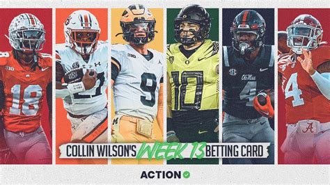 Week 13 College Football Odds Picks Collin Wilsons Bets For The Game