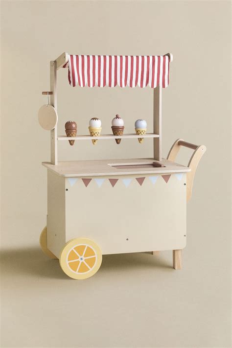 Dijonay Kids wooden ice-cream cart - SKLUM