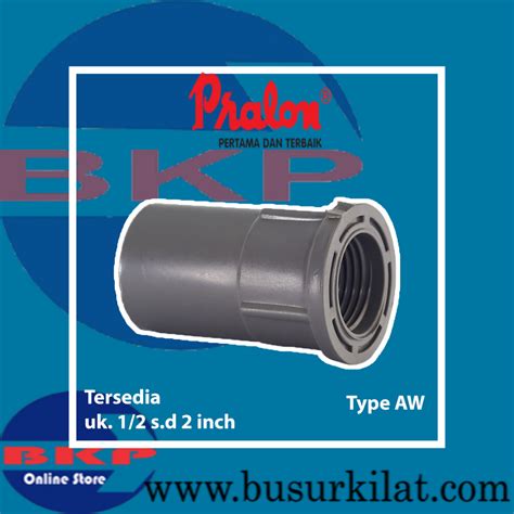 Jual Sdd Inch Pvc Pralon Aw Sdd Sock Drat Dalam Sambungan