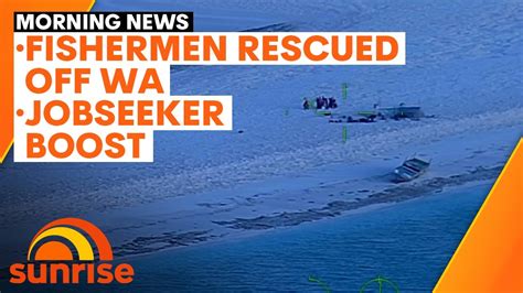 News Update Indonesian Fishermen Rescued Of WA Coast After Cyclone