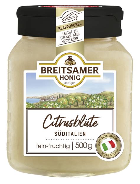 Breitsamer Honig Citrusbl Te Aus S Ditalien G Cremig Streichzarter