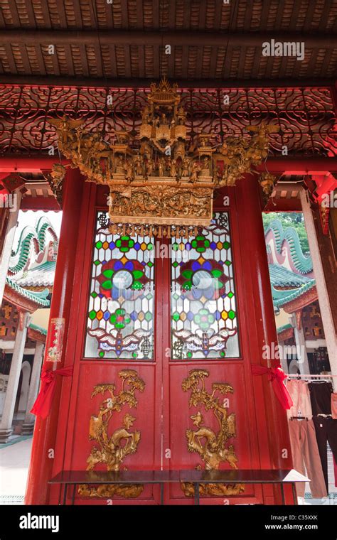 Khoo Kongsi Clan House In Georgetown Penang Malaysia Interior