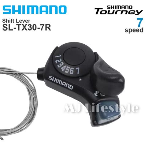 100 ORIGINAL SHIMANO Tourney 7 Speed Bicycle Right Shifter Thumber