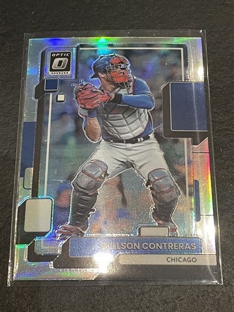 Wilson Contreras Donruss Optic Silver Prizm Holo Ebay