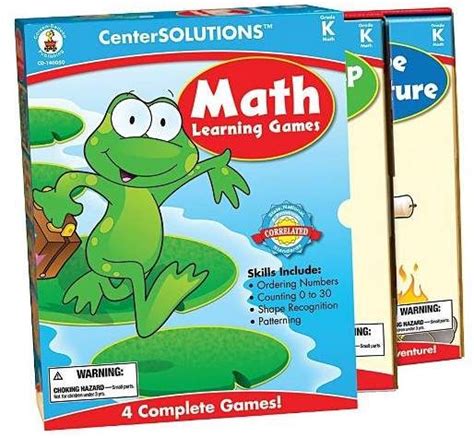 Math Learning Kindergarten Game Set | Kindergarten games, Learning ...