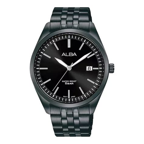 Jual Alba Jam Tangan Pria Alba Prestige As S X Men Black Dial Black