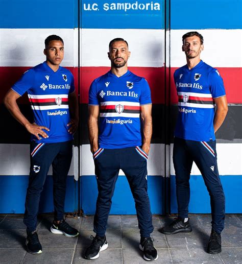 Novas Camisas Da Sampdoria Macron Mantos Do Futebol