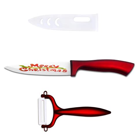 XYJ Brand 4 Inch Utility Knife With Peeler Ceramic Knives Slip