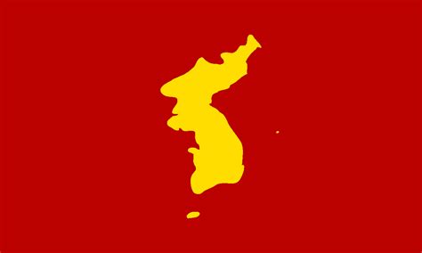 Communist Korean Reunification Flag : r/leftistvexillology