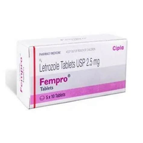 Letrozole Tablet Usp Mg Packaging Type Bottle At Stripe In