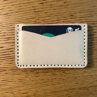 Handmade Leather Wallet, Credit Card Holder, Minimal Cardholder Wallet ...