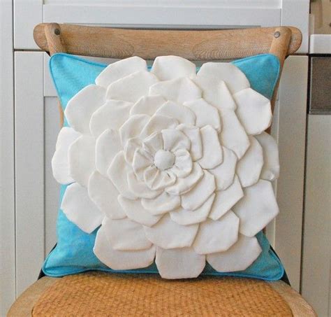 4200sateen Flower Turquoise Pillow Cover Secdus On Etsy Turquoise Pillow Covers