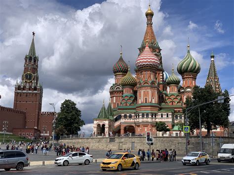 Red Square The Kremlin And Surrounding Sites Moscow Russia