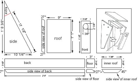 Bluebird Nest Box Plans Bird House Plans Bluebird House Bird Houses