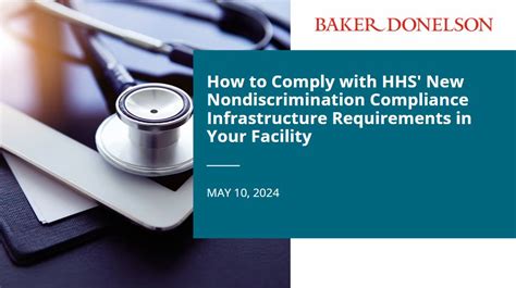 How To Comply With Hhs New Nondiscrimination Compliance Infrastructure