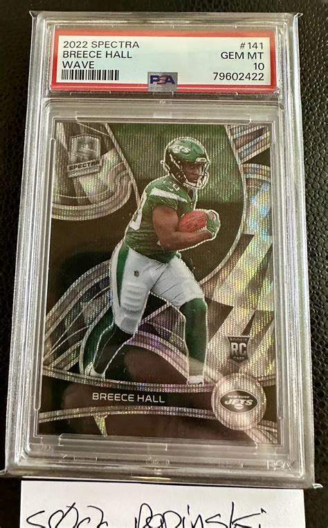 Breece Hall Spectra Wave Price Guide Sports Card Investor