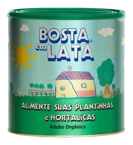 Fertilizante Org Nico Bosta Em Lata Plantas E Horta Kg