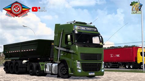 VOLVO FH TOP DOWNLOAD LIVE NO PUXE DA CAÇAMBA MAPA ROTAS BRASIL ETS2 1