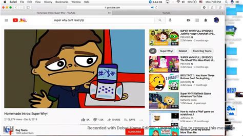 Reaction Homemade Intros Super Why Youtube