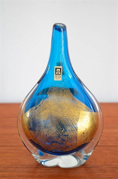 Glass Maltese Vase By Michael Harris For Mdina S For Sale At Pamono