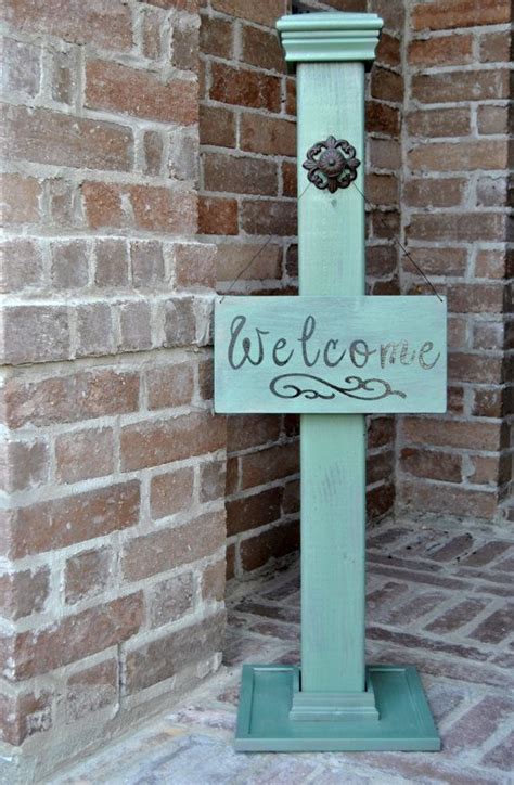 Rustic Sign Post Rustic Porch Post Wood Rustic Sign Post | Etsy | Rustic porch, Rustic signs ...