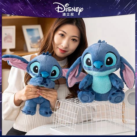 Disney Jouets En Peluche Stitch Angel Cartoon Poup Es En Peluche