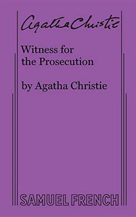 Witness For The Prosecution Paperback