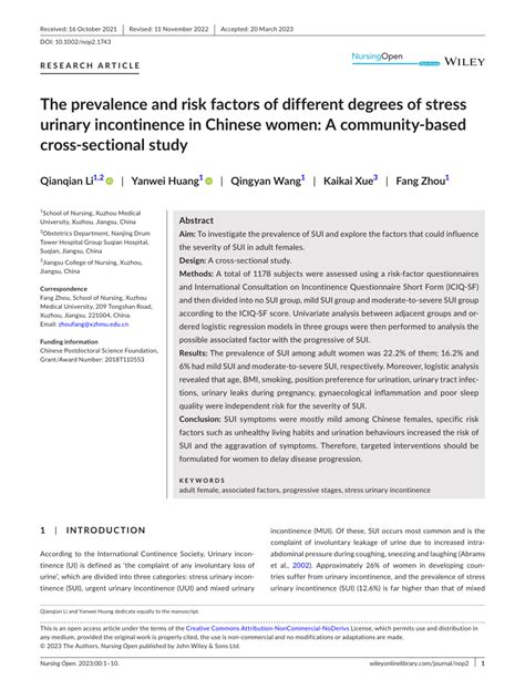 Pdf The Prevalence And Risk Factors Of Different Degrees Of Stress