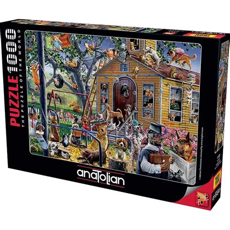 Comprar Puzzle Anatolian Perros Traviesos De Piezas