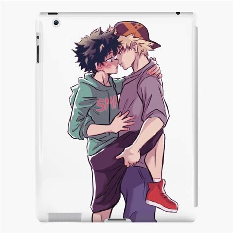 Funda Y Vinilo Para IPad Caliente Bakudeku Yaoi Animado De